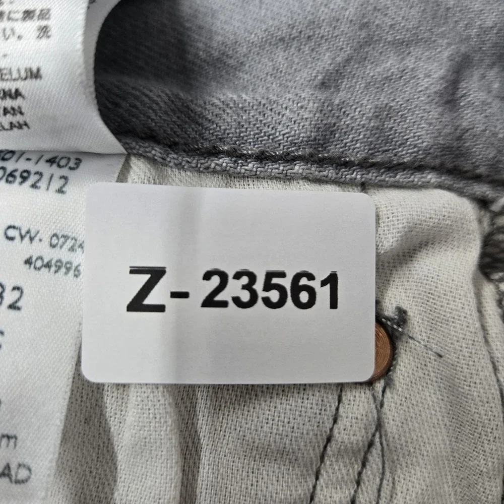 Levi's 501 Men Jeans 40X32 Gray Denim Original Fit Straight Leg 30